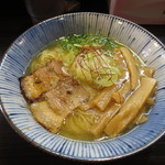 麺屋はなび - 汁そば（塩）７００円