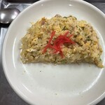 大衆食堂ちとせ - 焼き飯断層(真上)