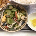 大衆食堂ちとせ - 小鉢とお漬物