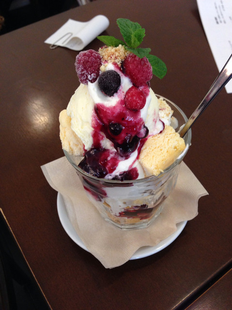 チョコレートチーズケーキパフェのレシピ