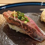 寿司處　金兵衛 - 鯵　江戸前