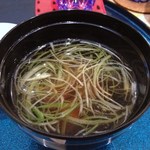 寿司處　金兵衛 - ネギマのおつゆ