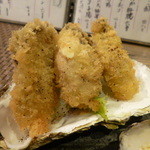 菜豆 - 牡蠣フライ