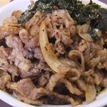 近江かね安 - 「焼肉丼定食」の焼肉丼！！