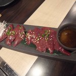 薩摩 牛黒亭 - レバ刺し