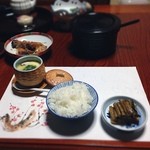 Shioyusou - 最後はご飯と茶碗蒸し