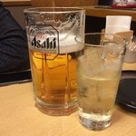 想作居酒屋  KAKURE - 1ℓのビール！
            でかい〜♪