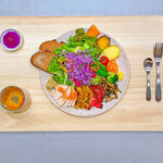 Na - 菜的健康早餐「贪心肉类与双份蔬菜拼盘」