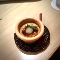 美食 個室・炭火焼・ワイン 縁 新宿店 - ■濃厚フォアグラの大根の玉子寄せ ￥490