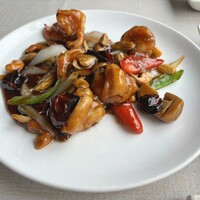 涵梅舫 銀座店 - 大海老の唐辛子炒め
