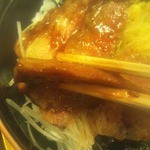 浅草今半 - ｽﾃｰｷ丼￥2625（午後4時～6時限定）肉ｱｯﾌﾟ