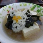 天園休憩所 - 豆腐汁　３５０円