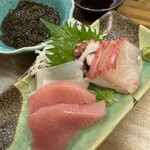 奄美大島料理 かめ - お刺身盛り合わせ