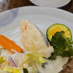 キッチン ブルー グローブ - ポテサラは