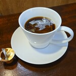 キッチン ブルー グローブ - ホワイトコーヒーにします