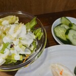 キッチン ブルー グローブ - サラダ、お新香のアッブ