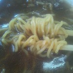 金門 - 味噌ﾗｰﾒﾝ￥700（麺固め）　麺ｱｯﾌﾟ（細麺です）