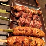 Yattoko - 串焼き（つくね、白レバーなど）
