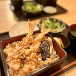 居酒屋 ろぼう - 海老天重(ランチ)