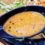 麺屋　たか - 濃厚な担々スープ！次回は辛さ普通で食べてみよう