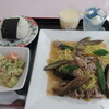 辛酉会食堂 - 7月5日 たなばた限定ランチ900円＋梅おにぎり160円＋自家製プリン220円