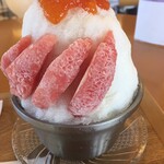 カフェ ド ヒラオカ - ピンク・グレープフルーツは冷凍カチカチ