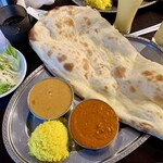 まさらダイニング - ランチBセット プローン(甘口)とキーマカレー