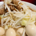 ラーメン二郎 - ヤサイ（そのまま）