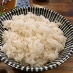 炭焼牛たん東山 仙台本店 - 麦ご飯