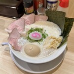 鶏そば 唆る - 鶏そば　濃厚鶏白湯　全部のせ