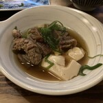 炭焼牛たん東山 - たん豆腐