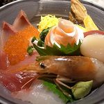 地酒と海鮮 海坊主 よっちゃん - ランチ 上海鮮丼