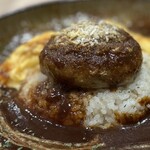 はんばーぐ&おむらいすのお店 いくら - 和牛100%ハンバーグ