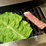 ありい亭 - サンチュとロース