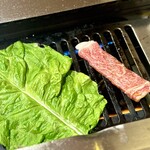 ありい亭 - サンチュとロース