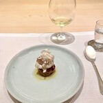 CHIUnE - チョリソー、マッシュルーム、茄子のソース、　　
      　オリーブオイル