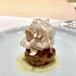 CHIUnE - チョリソー、マッシュルーム、茄子のソース、　　
                                　オリーブオイル