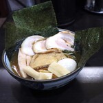 ばーばらラーメン - 無理矢理全部乗せました
