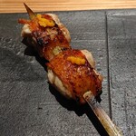 とり茶太郎 - 「比内地鶏の胸肉 自家製ゆず胡椒」 
       