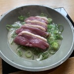 酒楽亭 空庵 - 鴨葱皿 焼成前