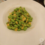 BAR食堂CORAZON - 枝豆とモロコシのペペロンチーノ