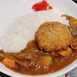 龍のかくれんぼ - 気まぐれカレー(ミンチカツトッピング)①