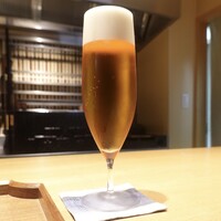 日本料理FUJI - 最初はビール(ザ・プレミアムモルツマスターズドリーム)