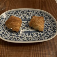 Bistro yen - ミニクロワッサンべったら漬けサンド