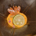 銀座 しのはら - 追加　牡丹海老のブランデー醤油漬