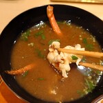 銀座 しのはら - 伊勢海老の赤出汁