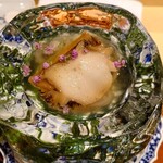 銀座 しのはら - 葛切りと煮鮑