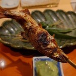 銀座 しのはら - 琵琶湖の鮎のうるか醤油焼きはそのあまで