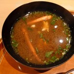 銀座 しのはら - 伊勢海老の赤出汁