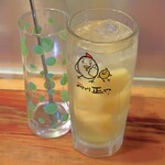 やきとり 正や - 特製酎ハイ ゴロッとパイン